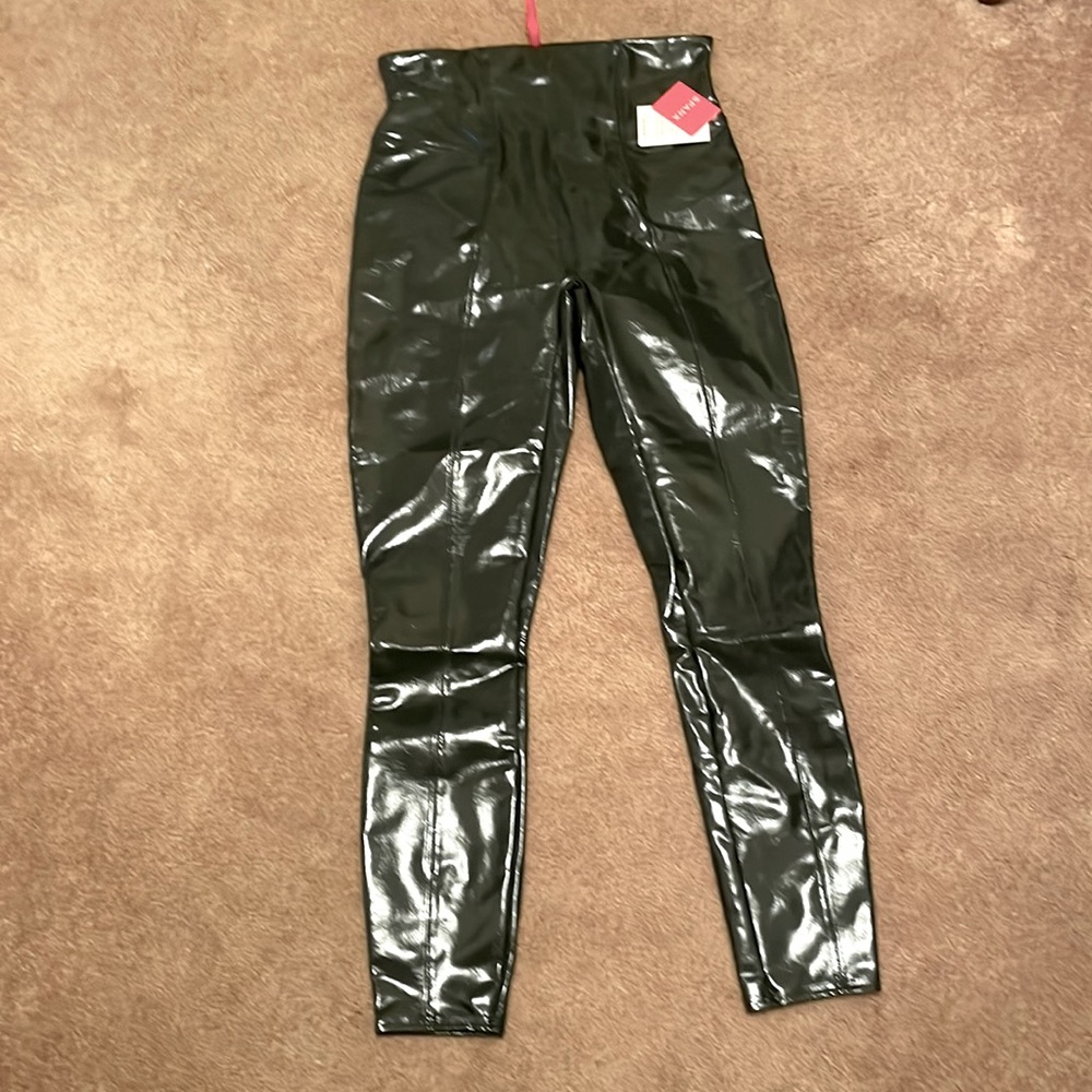 SPANX Faux Patent Leather Leggings